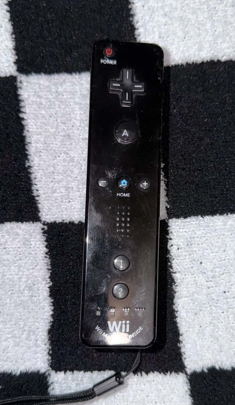 Nintendo Wii Remote Plus Controller Black with MotionPlus Inside